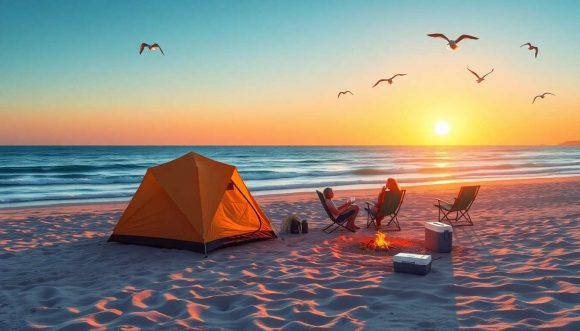 Must-do activities when camping near the beach